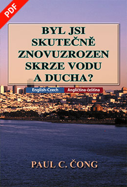 [čeština－English] BYL JSI SKUTEČNĚ ZNOVUZROZEN SKRZE VODU A DUCHA?－Have you truly been born again of water and the Spirit?