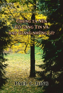 Những bài giảng dựa trên sách Phúc-âm Mác (I) - CHÚNG TA NÊN CỐ GẮNG TIN VÀ RAO GIẢNG NHỮNG GÌ? Những bài giảng dựa trên sách Phúc-âm Mác (I) - CHÚNG TA NÊN CỐ GẮNG TIN VÀ RAO GIẢNG NHỮNG GÌ?